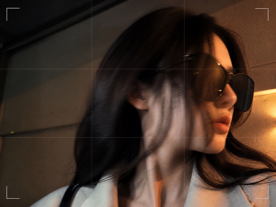 Side angle, blur, shadows, or covered features